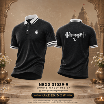 Mangalmurti Ganpati Festival 2026 Sublimation Polo Jersey