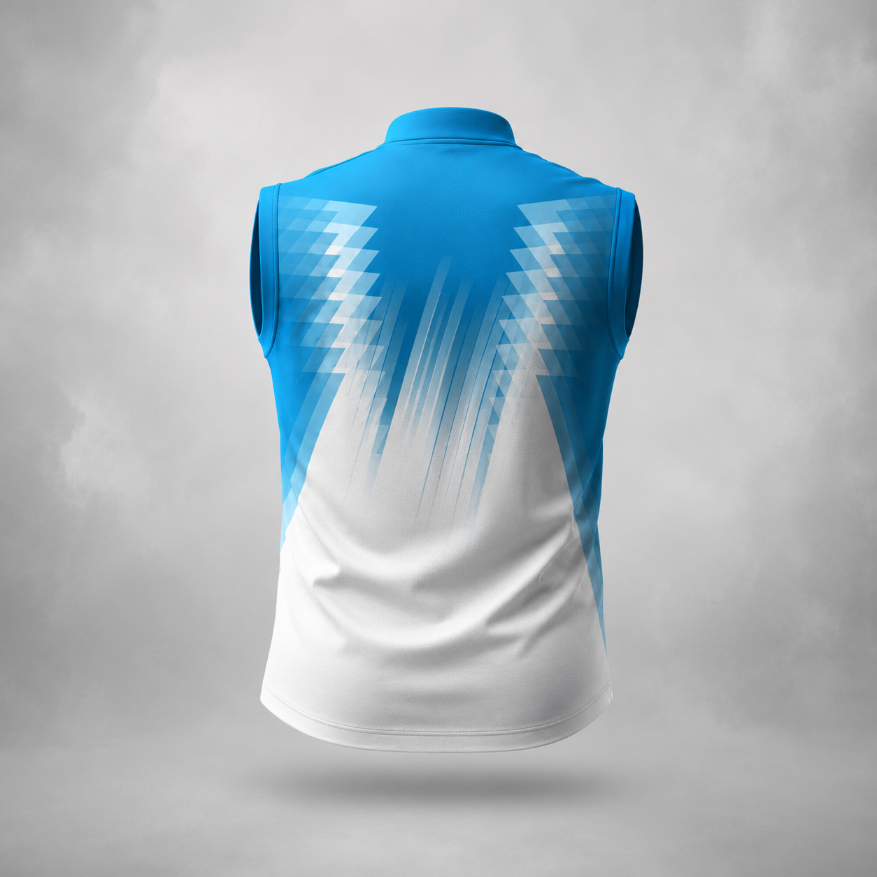 NEXSL 1007 Premium Sleeveless Sports Jersey | Dry Fit Performance Wear | Blue & White