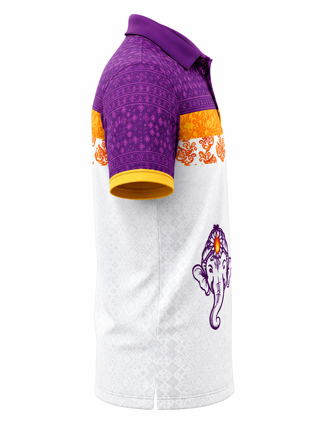 NEXG 2702 - Hey Vighnaharta Bappa Ganpati Festival Polo Jersey
