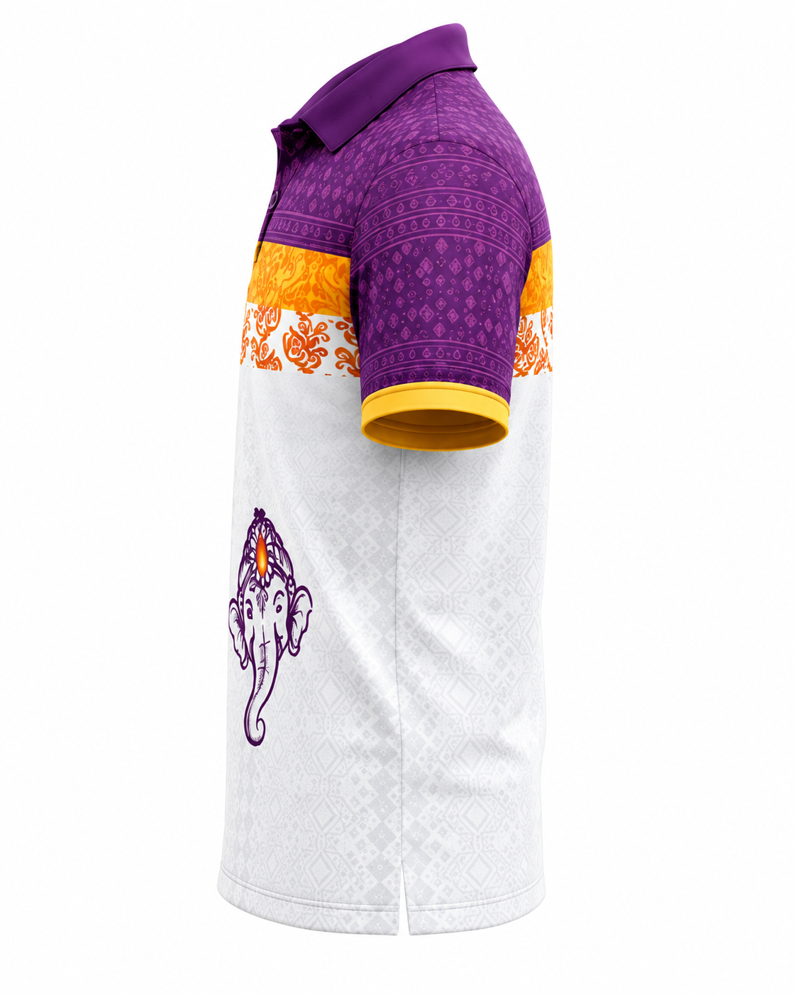 NEXG 2702 - Hey Vighnaharta Bappa Ganpati Festival Polo Jersey