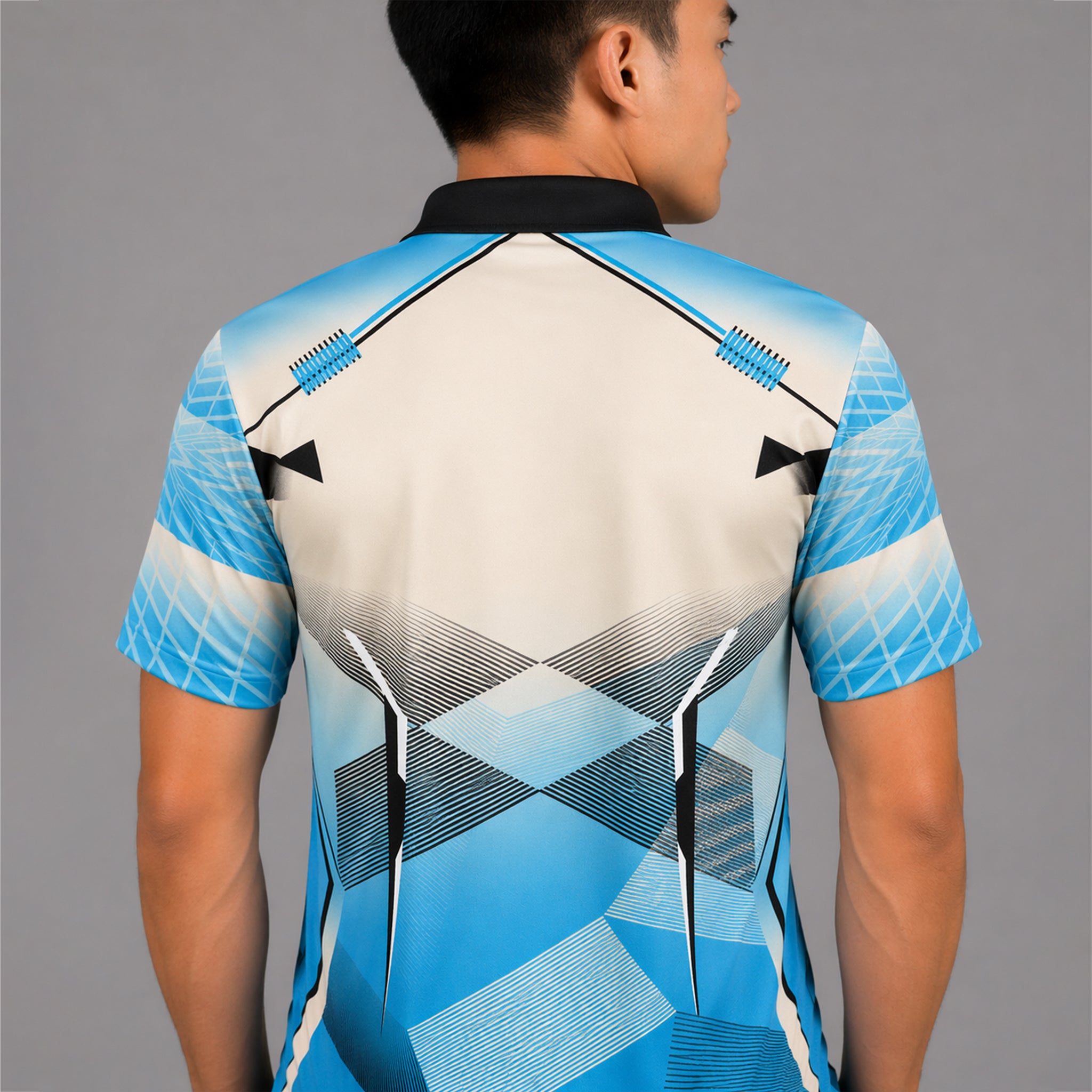 NEXFIT Cricket Jersey NEX-9031 Dry Fit Polyester Breathable Sports T-Shirt for Men - View 4