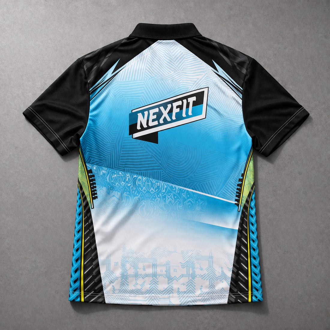 NEXFIT Cricket Jersey NEX-9034 Dry Fit Polyester Breathable Sports T-Shirt for Men