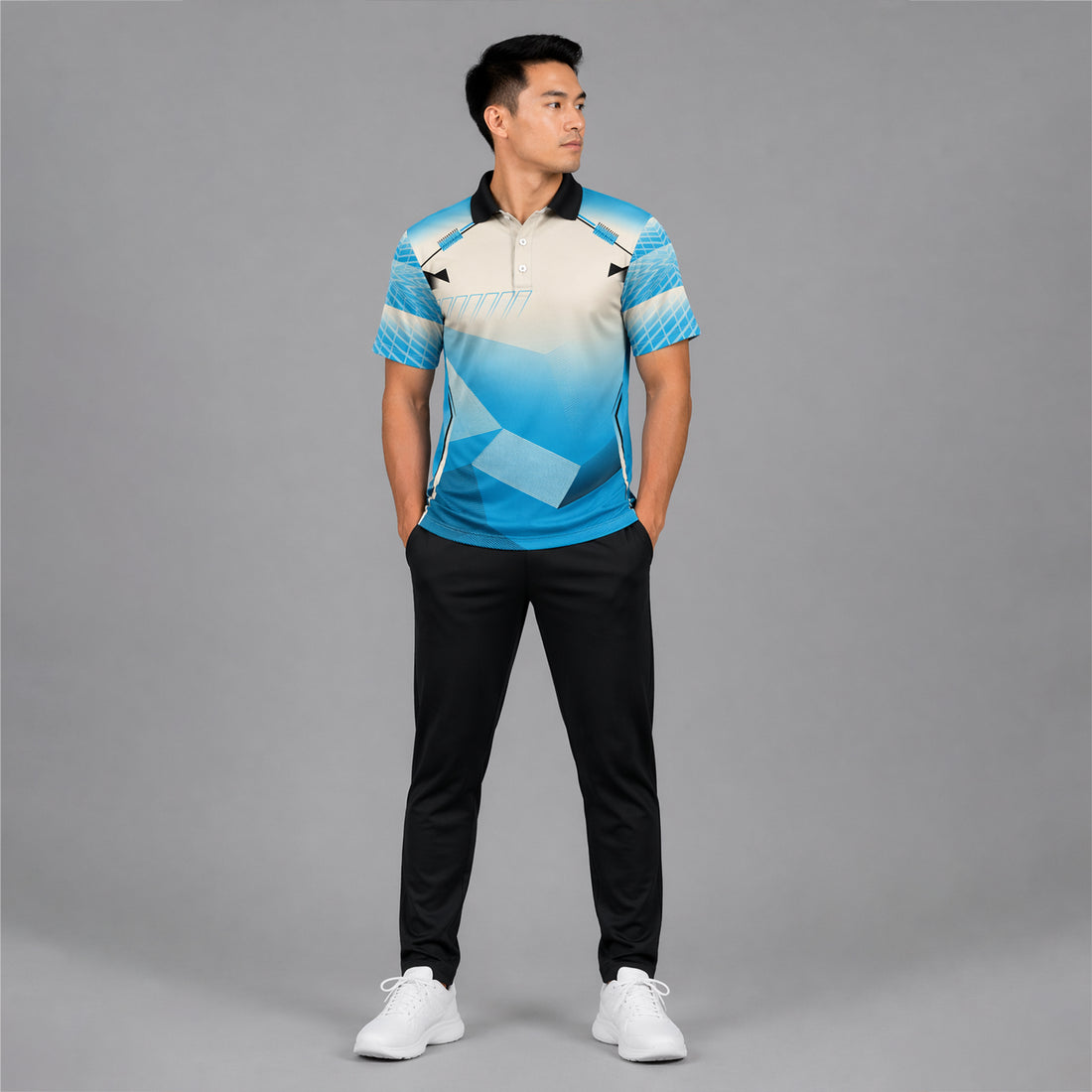NEXFIT Cricket Jersey NEX-9031 Dry Fit Polyester Breathable Sports T-Shirt for Men