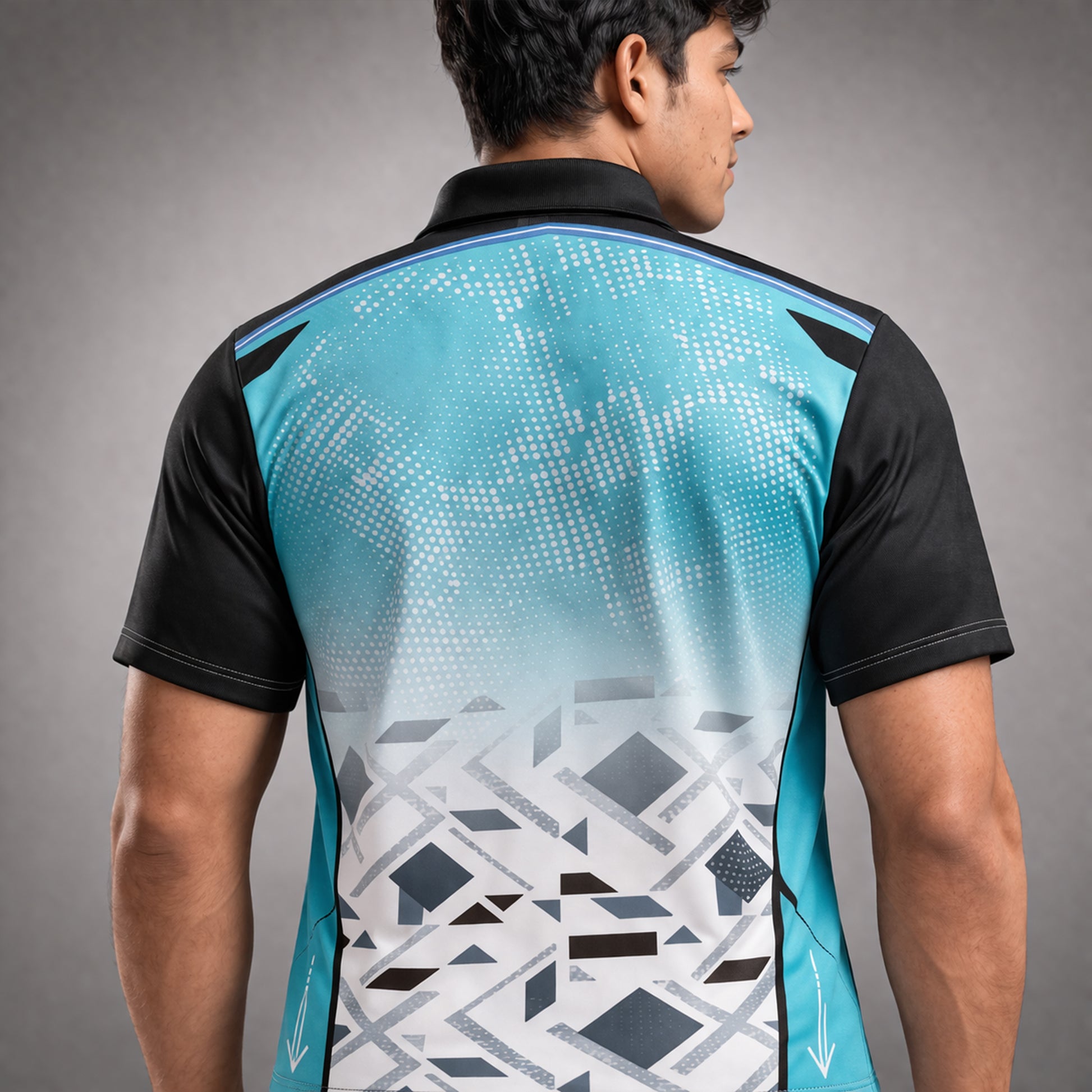 NEXFIT Cricket Jersey NEX-9032 Dry Fit Polyester Breathable Sports T-Shirt for Men - View 4