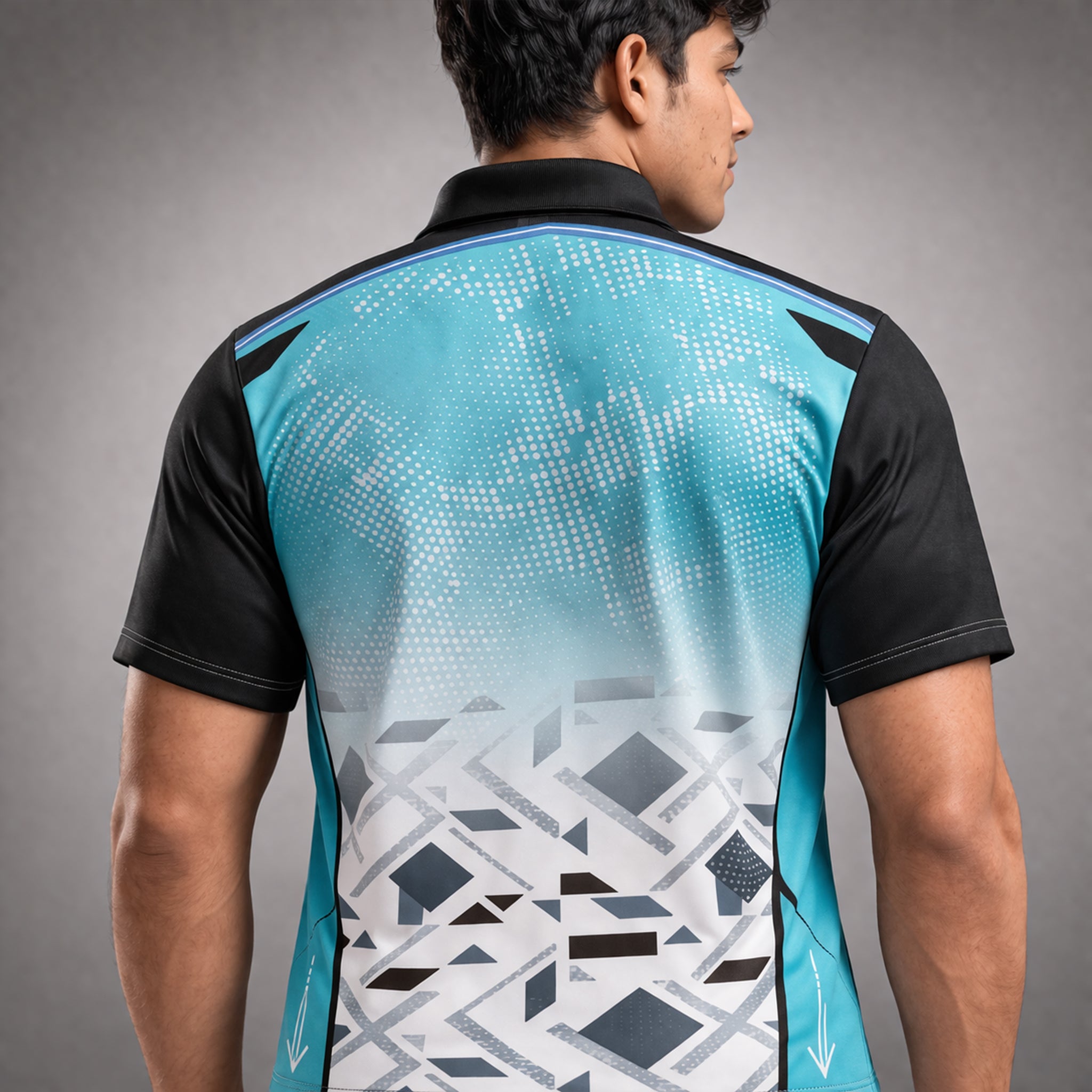 NEXFIT Cricket Jersey NEX-9032 Dry Fit Polyester Breathable Sports T-Shirt for Men - View 4