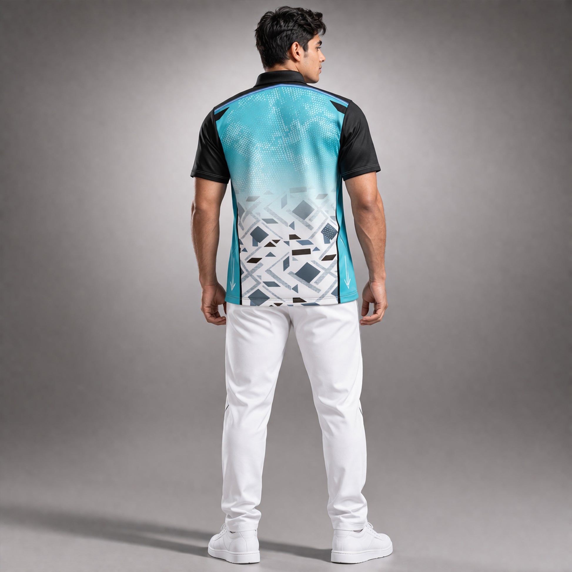 NEXFIT Cricket Jersey NEX-9032 Dry Fit Polyester Breathable Sports T-Shirt for Men - View 3
