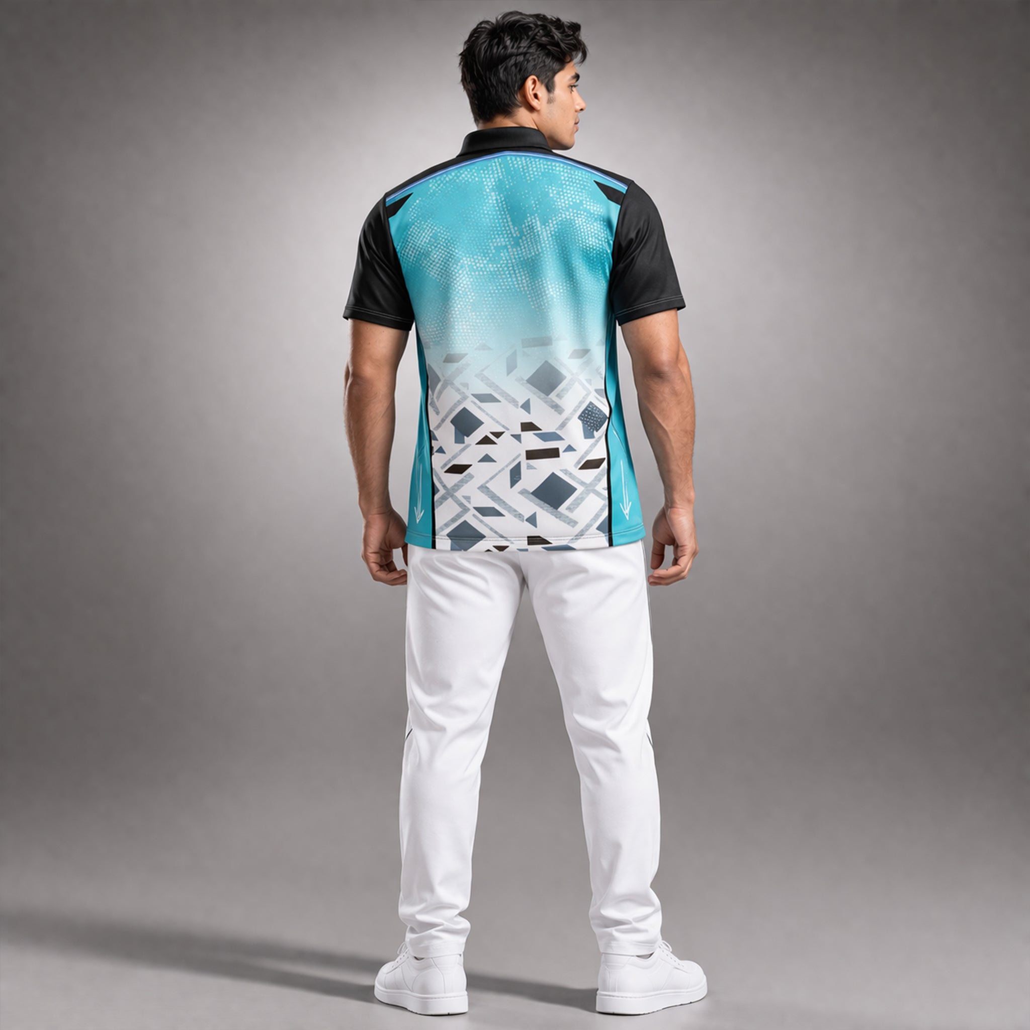 NEXFIT Cricket Jersey NEX-9032 Dry Fit Polyester Breathable Sports T-Shirt for Men - View 3