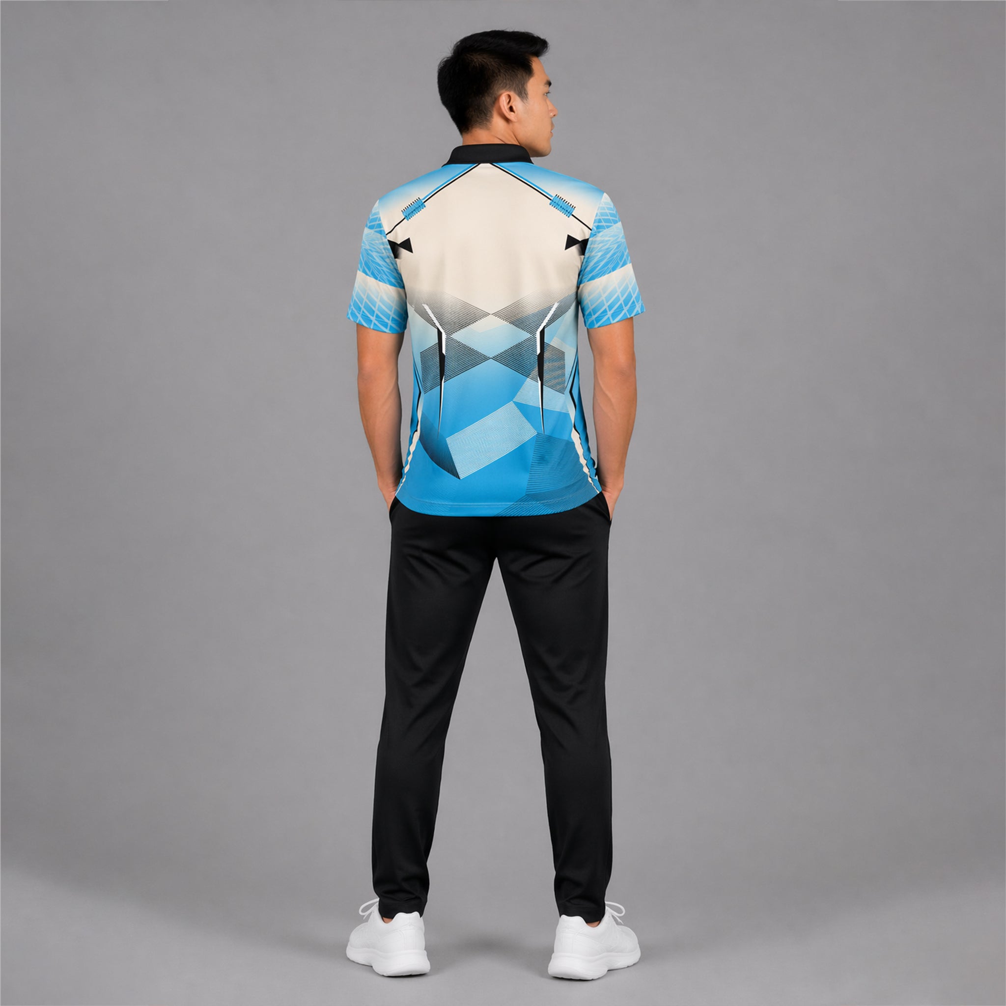 NEXFIT Cricket Jersey NEX-9031 Dry Fit Polyester Breathable Sports T-Shirt for Men - View 3