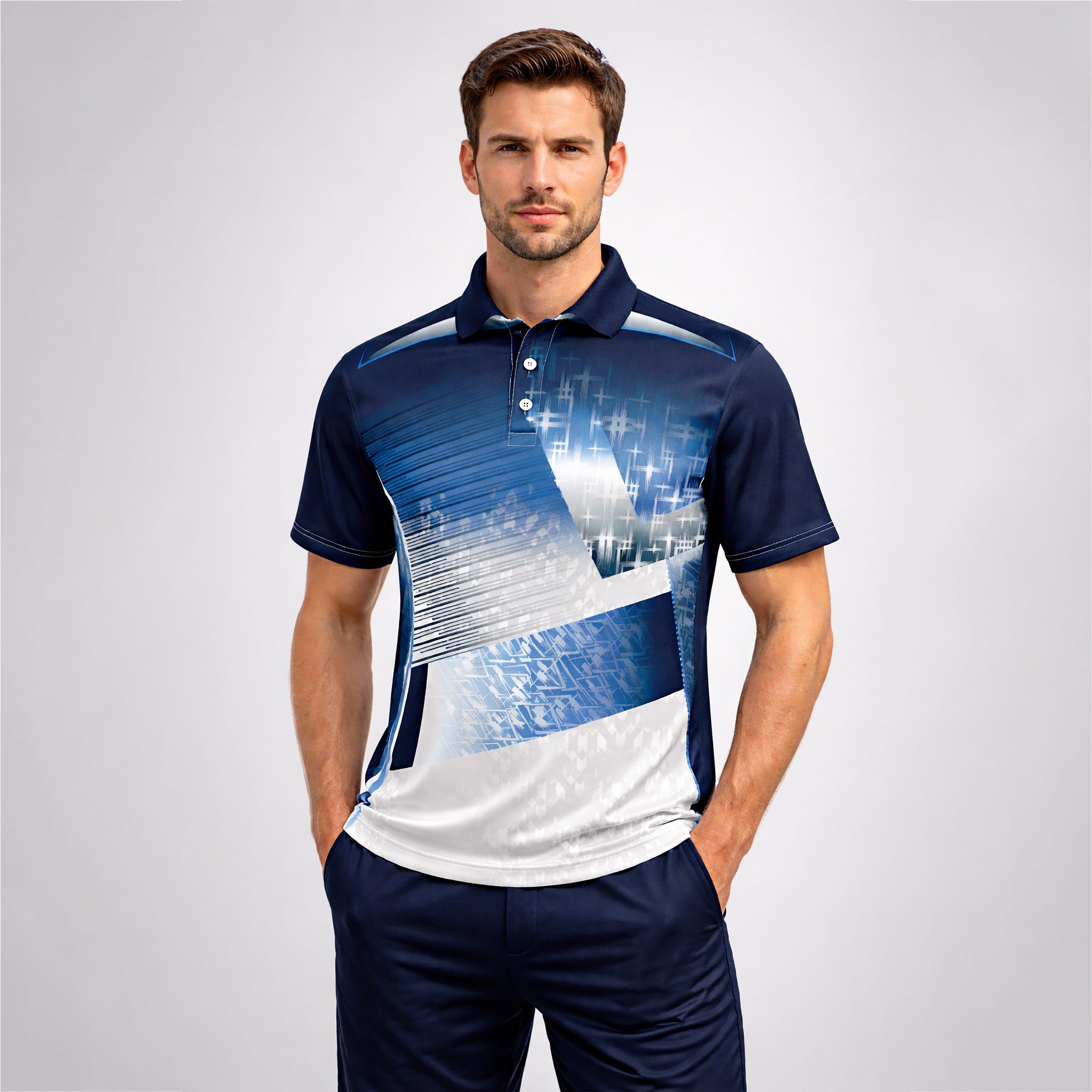 NEXFIT Cricket Jersey NEX-9033 Dry Fit Polyester Breathable Sports T-Shirt for Men - View 3