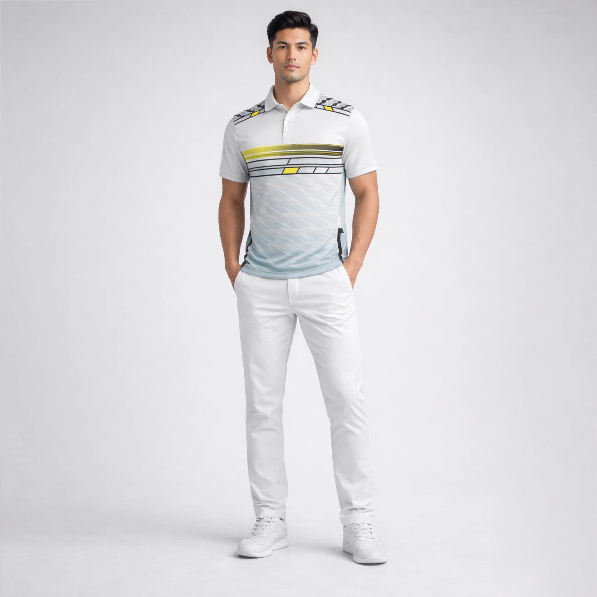 NEXFIT Cricket Jersey NEX-9035 Dry Fit Polyester Breathable Sports T-Shirt for Men - View 3